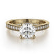 Michael M Round Engagement Ring