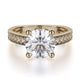 MICHAEL M Engagement Rings 18K Yellow Gold Love R648-2 R648-2YG