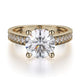 MICHAEL M Engagement Rings 18K Yellow Gold Love R648-2 R648-2YG