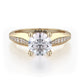 MICHAEL M Engagement Rings 18K Yellow Gold Love R686-1 R686-1YG
