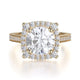 Michael M Prong Round Engagement Ring