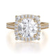Michael M Prong Round Engagement Ring
