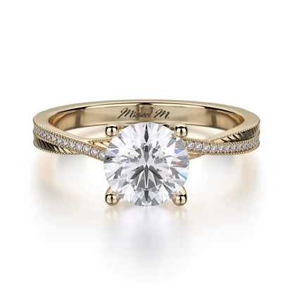 MICHAEL M Engagement Rings 18K Yellow Gold Monaco R575-1 R575-1YG