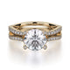 MICHAEL M Engagement Rings 18K Yellow Gold Monaco R612-2 R612-2YG