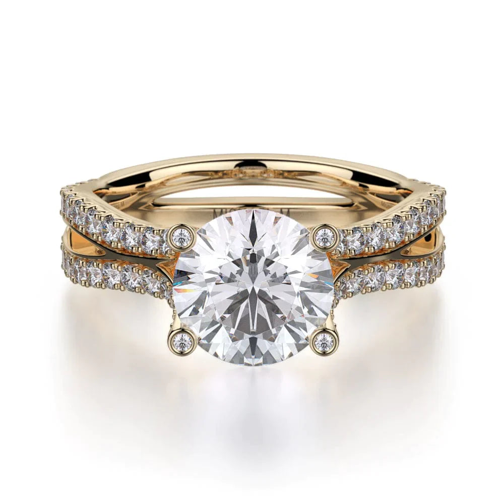 MICHAEL M Engagement Rings 18K Yellow Gold Monaco R612-2 R612-2YG