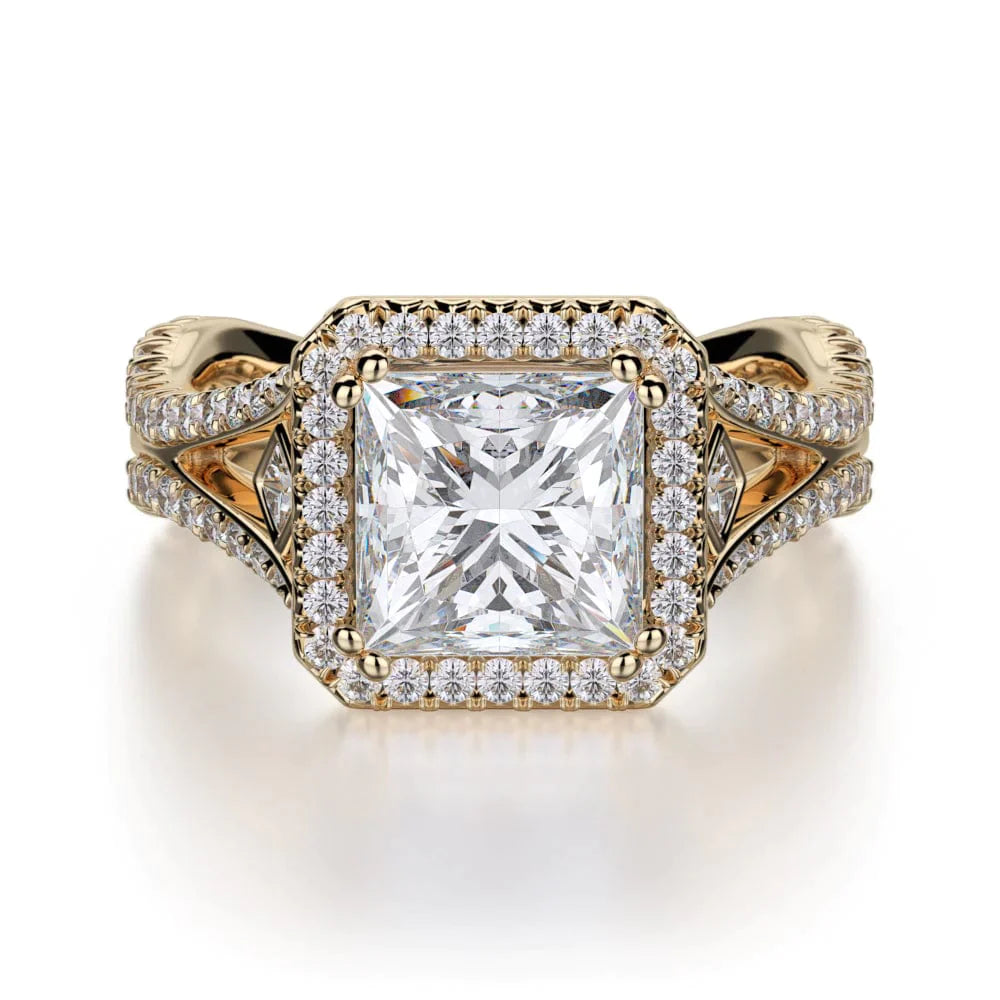 MICHAEL M Engagement Rings 18K Yellow Gold Monaco R635-2 R635-2YG