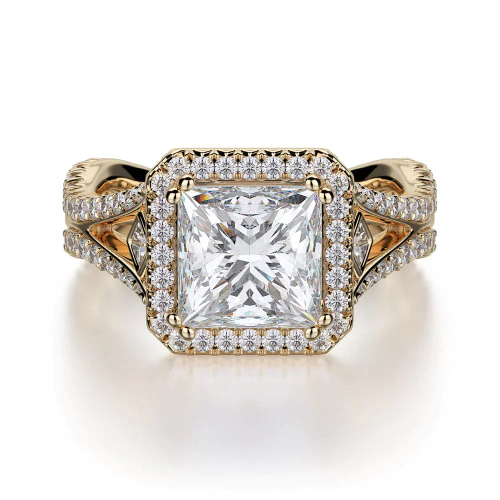 MICHAEL M Engagement Rings 18K Yellow Gold Monaco R635-2 R635-2YG
