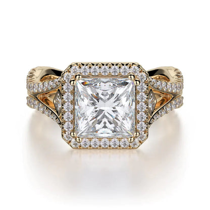 MICHAEL M Engagement Rings 18K Yellow Gold Monaco R635-2 R635-2YG