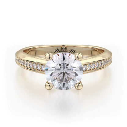 MICHAEL M Engagement Rings 18K Yellow Gold Monaco R650-1 R650-1YG