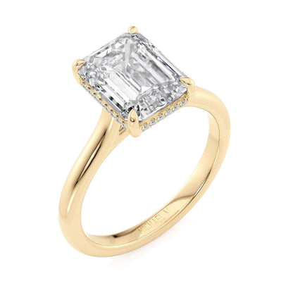 MICHAEL M Engagement Rings 18K Yellow Gold Montage R826-3-EM