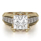 MICHAEL M Engagement Rings 18K Yellow Gold Princess R763-2 R763-2YG