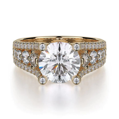 MICHAEL M Engagement Rings 18K Yellow Gold Stella R306-2 R306-2YG
