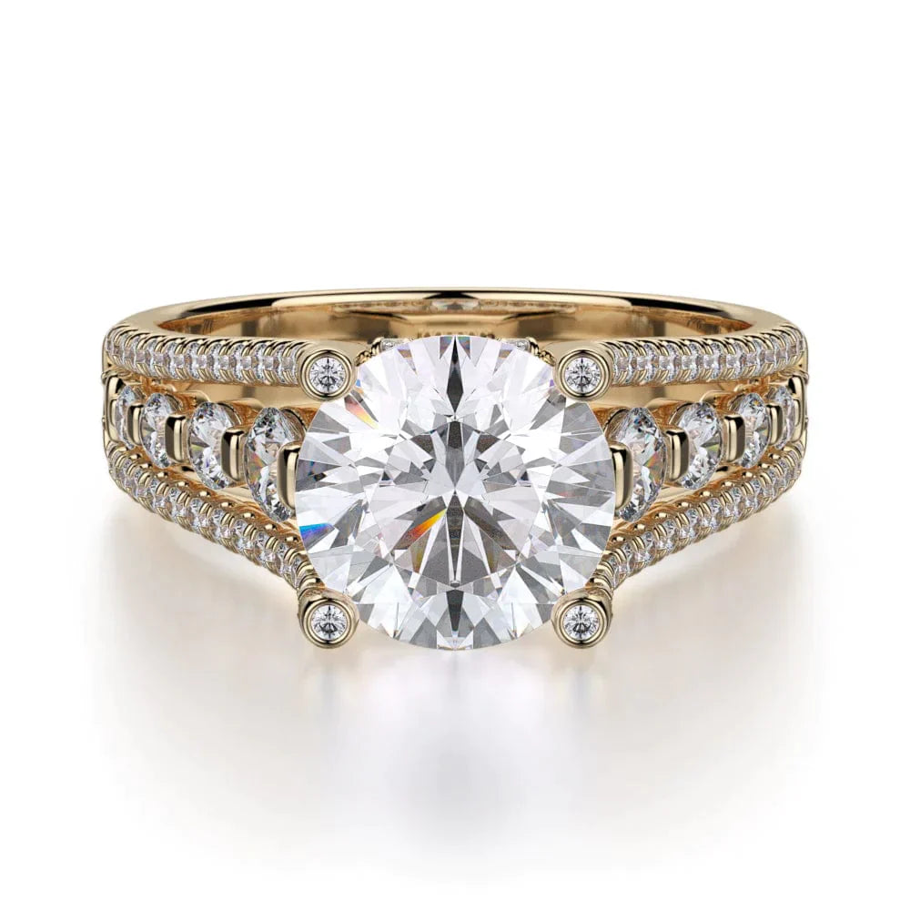 MICHAEL M Engagement Rings 18K Yellow Gold Stella R306S-1.5 R306S-1.5YG