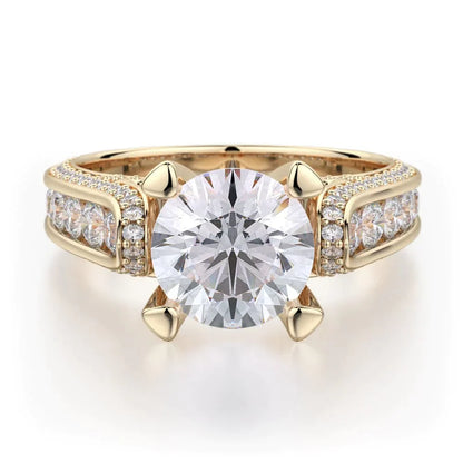 MICHAEL M Engagement Rings 18K Yellow Gold Stella R399-2 R399-2YG