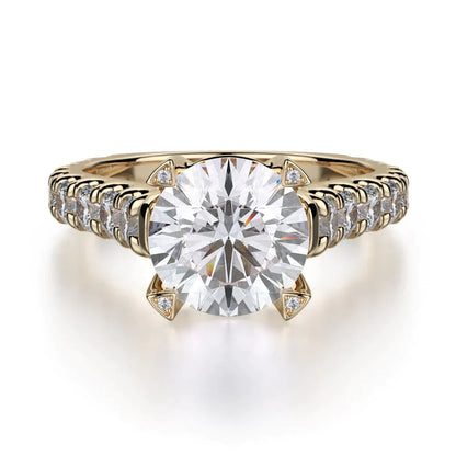 MICHAEL M Engagement Rings 18K Yellow Gold Stella R655-2 R655-2YG