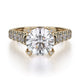 MICHAEL M Engagement Rings 18K Yellow Gold Stella R655-2 R655-2YG
