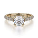 MICHAEL M Engagement Rings 18K Yellow Gold Stella R655S-1 R655S-1YG