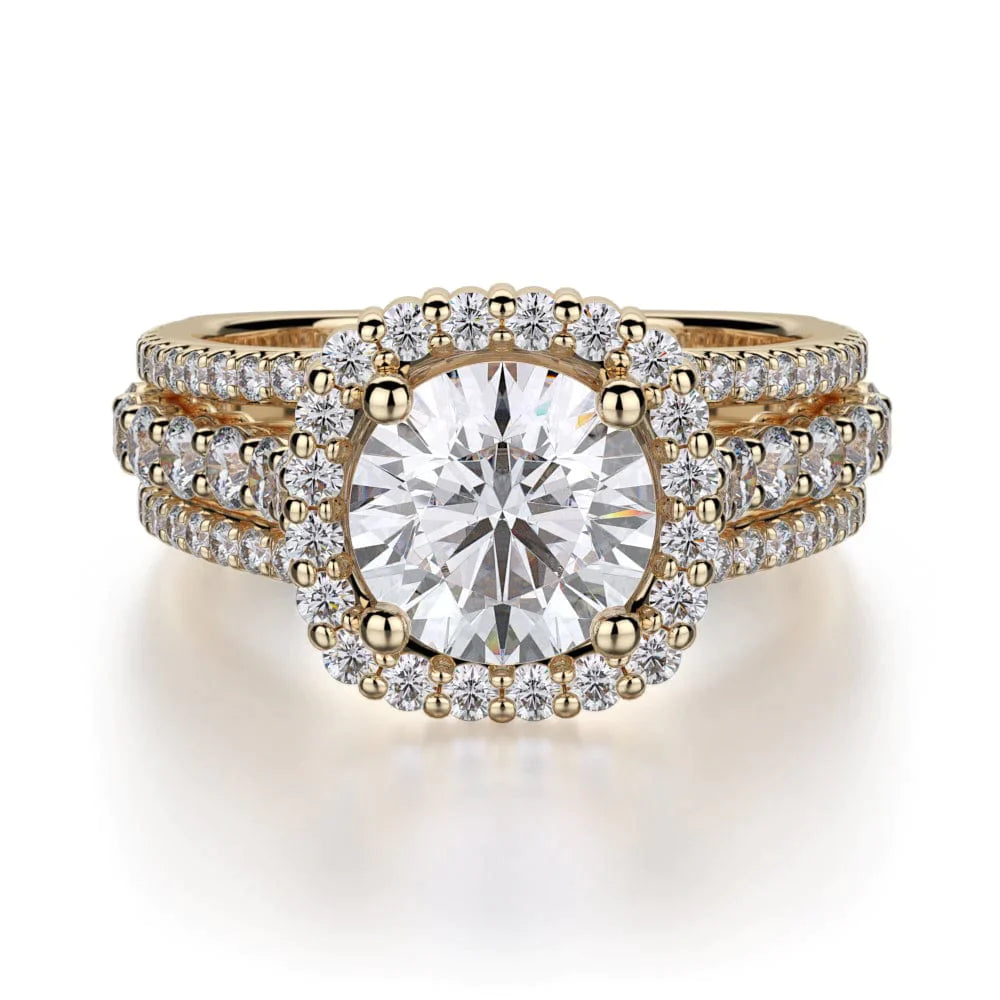 MICHAEL M Engagement Rings 18K Yellow Gold Stella R681-1.5 R681-1.5YG