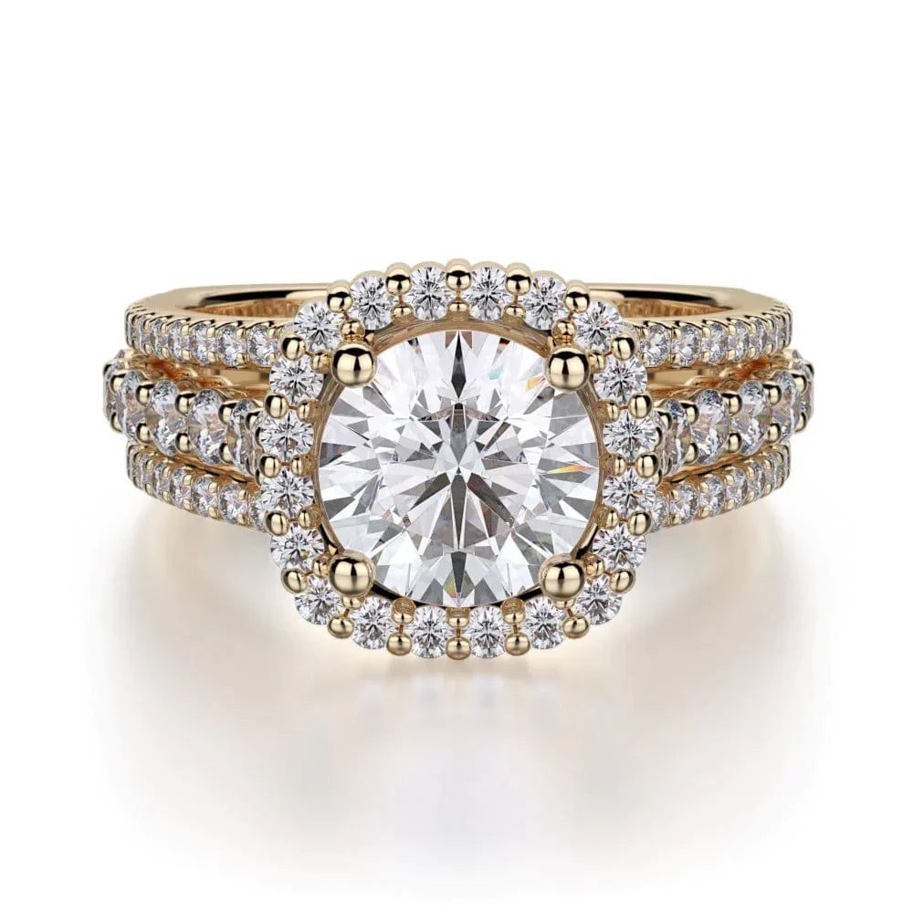 MICHAEL M Engagement Rings 18K Yellow Gold Stella R681-1.5 R681-1.5YG
