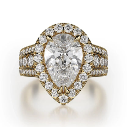 MICHAEL M Engagement Rings 18K Yellow Gold Stella R766-2 R766-2YG