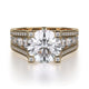MICHAEL M Engagement Rings 18K Yellow Gold Strada R325-2 R325-2YG