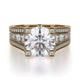 MICHAEL M Engagement Rings 18K Yellow Gold Strada R325-2 R325-2YG