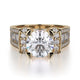 MICHAEL M Engagement Rings 18K Yellow Gold Strada R406-2 R406-2YG