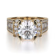 MICHAEL M Engagement Rings 18K Yellow Gold Strada R406-2 R406-2YG