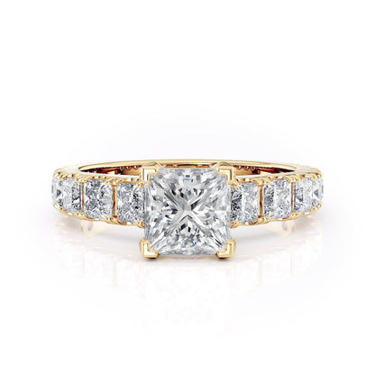 MICHAEL M Engagement Rings 18K Yellow Gold Strada R530-1