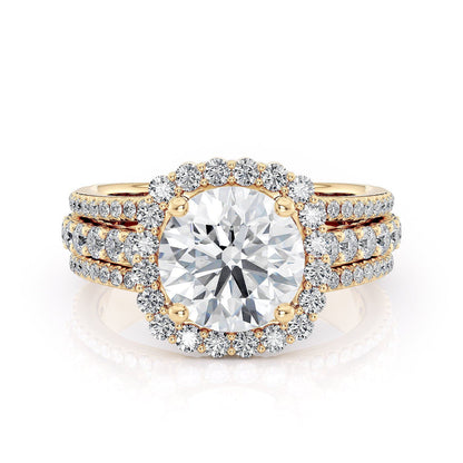 MICHAEL M Engagement Rings 18K Yellow Gold Strada R681-1.5 R681-1.5YG