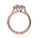 Michael M Center Stone Four Prong Round Engagement Ring