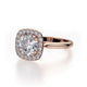 Michael M Center Stone Four Prong Round Engagement Ring