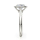 Michael M Center Stone Four Prong Round Engagement Ring