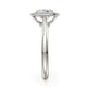 Michael M Center Stone Four Prong Round Engagement Ring