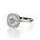 Michael M Center Stone Four Prong Round Engagement Ring