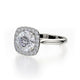 Michael M Center Stone Four Prong Round Engagement Ring