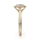 Michael M Center Stone Four Prong Round Engagement Ring