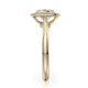 Michael M Center Stone Four Prong Round Engagement Ring