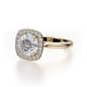 Michael M Center Stone Four Prong Round Engagement Ring