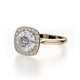 Michael M Center Stone Four Prong Round Engagement Ring