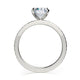 Michael M Center Stone Prong Emerald Engagement Ring