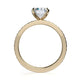 Michael M Center Stone Prong Emerald Engagement Ring