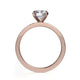 Michael M Pave Round Engagement Ring