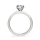 Michael M Pavé Round Engagement Ring