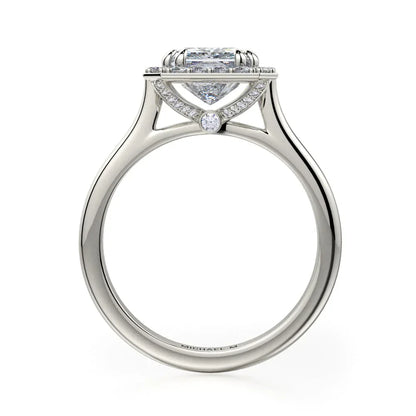 Michael M Prong Radiant Engagement Ring