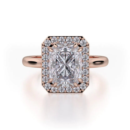 Michael M Prong Radiant Engagement Ring