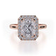 Michael M Prong Radiant Engagement Ring