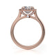 Michael M Center Stone Claw Prong Emerald Engagement Ring