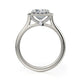 Michael M Center Stone Claw Prong Emerald Engagement Ring