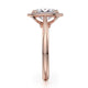 Michael M Bezel Oval Engagement Ring